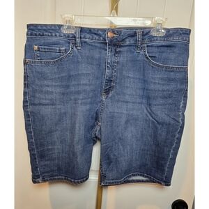 Lee Riders Womens Jean Denim Bermuda Shorts Size 16
